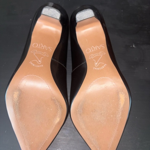 SARTO By Franco Sarto Black Leather Heels - Picture 5 of 6